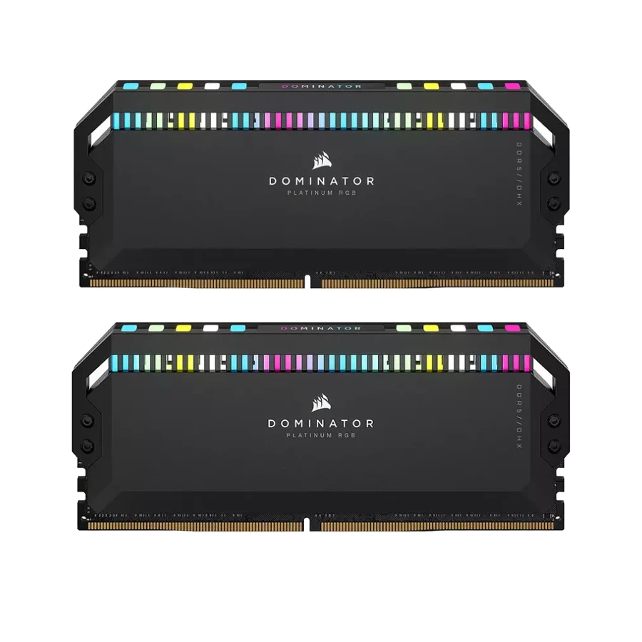 رم کورسیر مدل DOMINATOR PLATINUM RGB 64GB (32GBx2) 6400MHz CL32