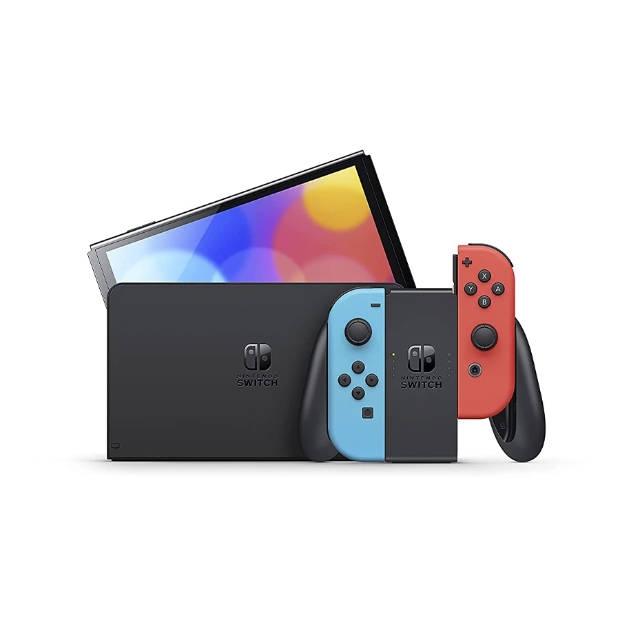 Nintendo Switch OLED Neon Blue/Neon Red Game Console