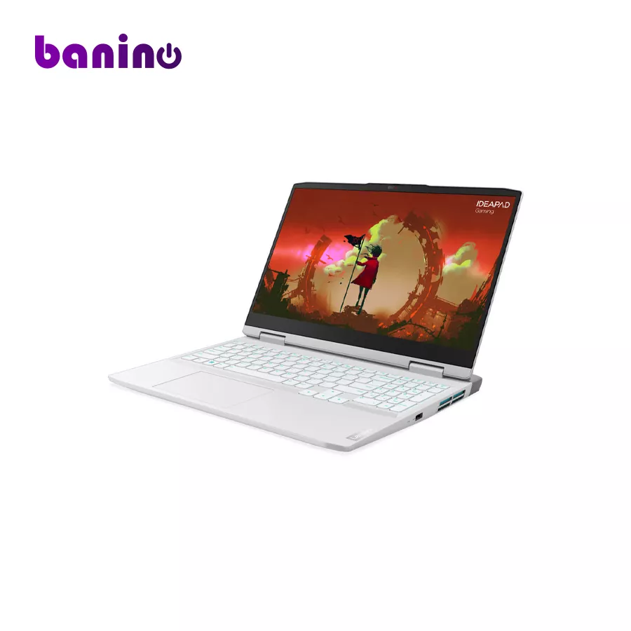 لپ تاپ لنوو مدل Ideapad Gaming 3 Core i7(12650H)-16GB-512GB SSD-4GB(RTX3050)-White