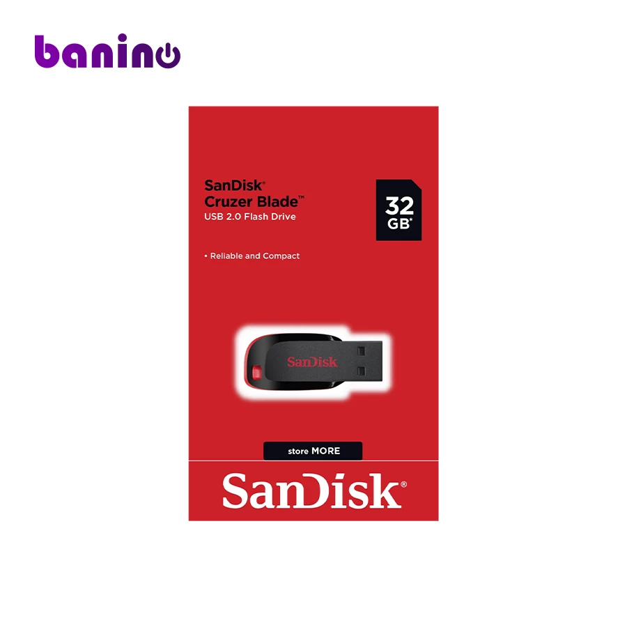 SanDisk Cruzer Blade CZ50 USB 2.0 32GB Flash Memory