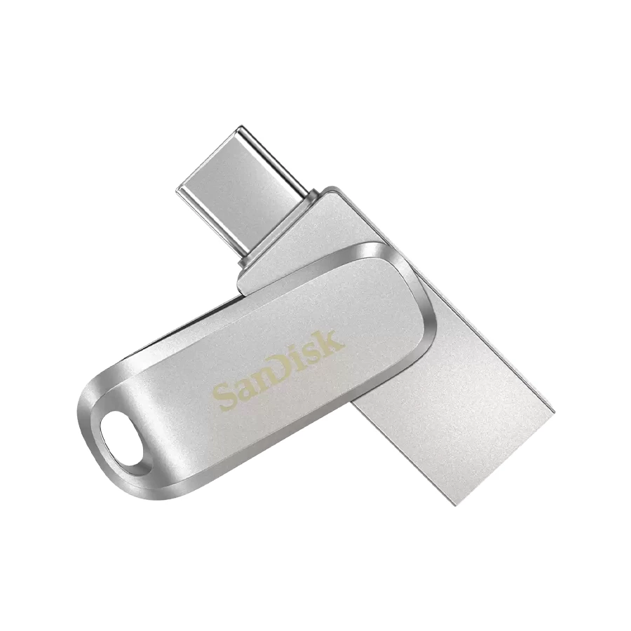 SanDisk SDDDC4 Ultra Dual Drive Luxe 128GB OTG USB Type-C Flash Memory
