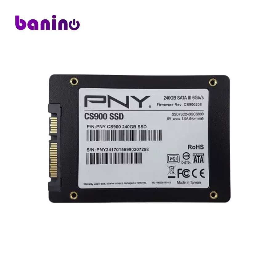 PNY CS900 SATA III 240GB 2.5 Inch SSD