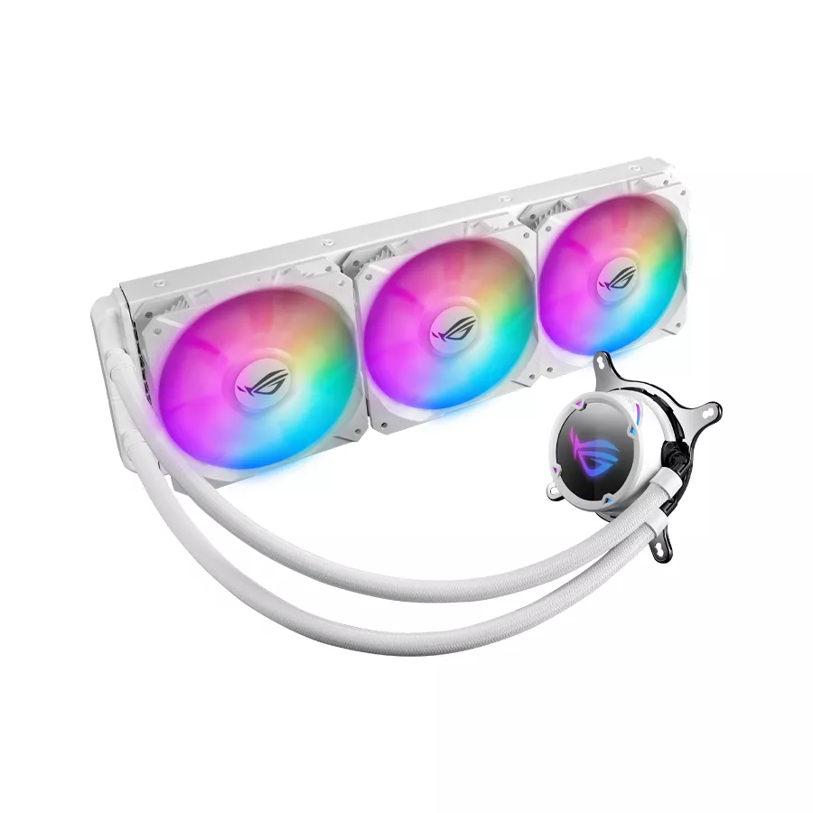 خنک کننده مایع پردازنده ایسوس ROG STRIX LC 360 RGB WHITE EDITION
