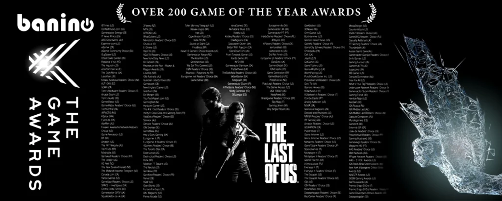 جوایز بازی The Last Of US