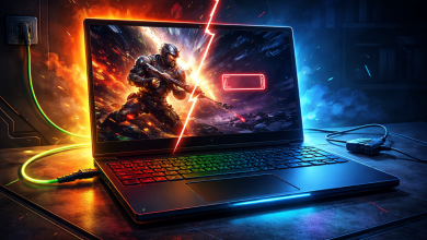 چرا لپ‌تاپ گیمینگ، وقتی در شارژ نیست عملکرد ضعیف‌تری دارد؟ دلایل و راه‌حل‌ها