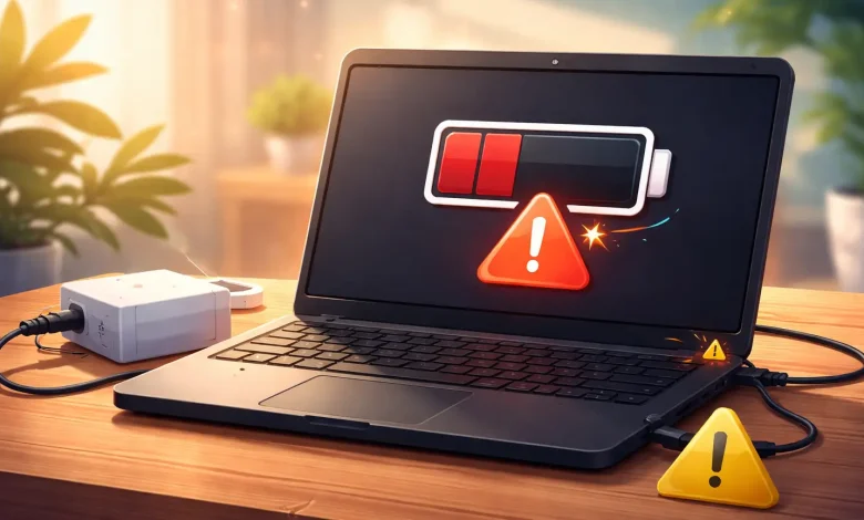چرا لپتاپ شارژ نمیشود؟ حل مشکل شارژ نشدن لپتاپ