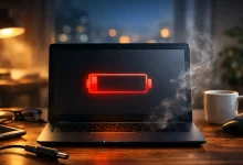 چرا باتری لپ‌تاپ زود خالی می‌شود؟ راهنمای جامع عیب‌یابی و افزایش عمر باتری