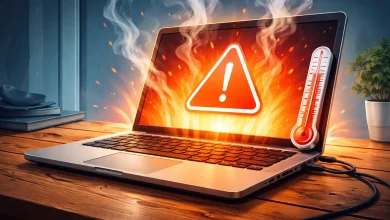 چرا لپ تاپ داغ میکند؟