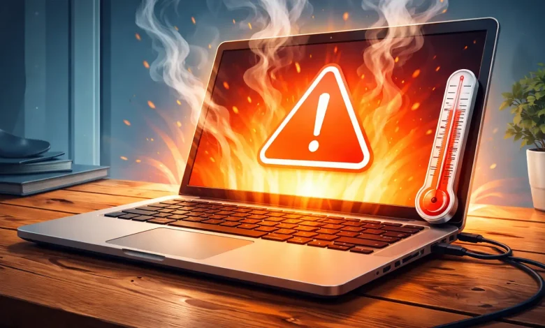 چرا لپ تاپ داغ میکند؟