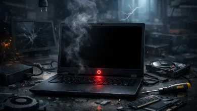 چرا لپ‌تاپ روشن نمی‌شود؟ بررسی دلایل اصلی + راه حل ها