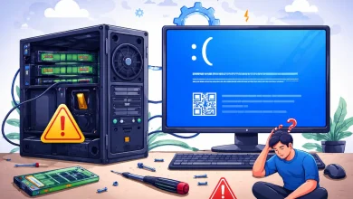 علت بالا نیامدن ویندوز بعد از ارتقای رم و نحوه رفع مشکل صفحه آبی(BSOD)