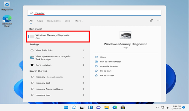 ابزارهای تست سلامت رم بعد از بالا آمدن ویندوز