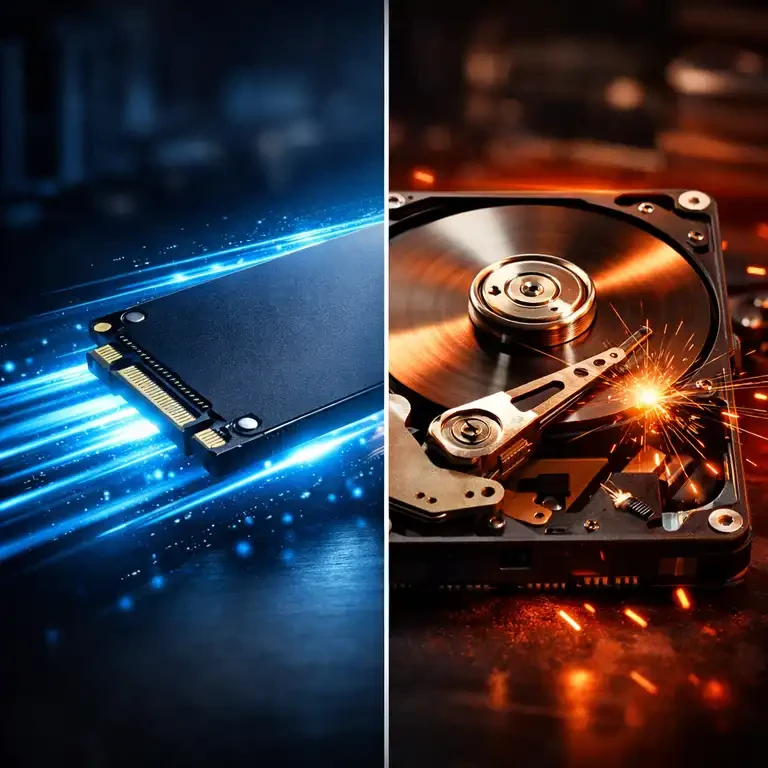تفاوت ماهیت کندی در SSD و  HDD
